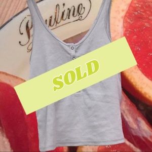 lavender cropped tank!! BRAND NEW